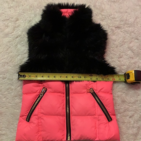 Juicy couture vest fur coat outerwear jacket xsml - Picture 6 of 17
